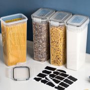 厨房五谷杂粮收纳透明密封2.8L储物罐